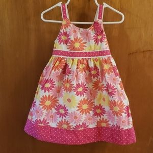 Penelope Mack floral dress pink white orange 24M